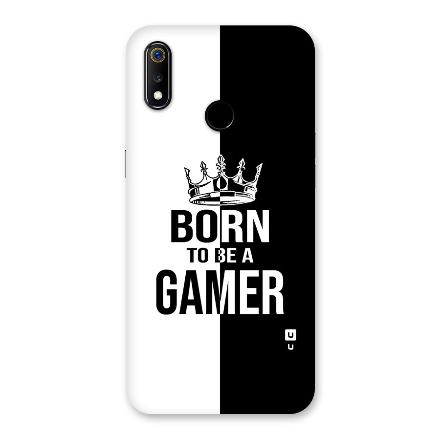 Born To Be Gamer Back Case for Realme 3