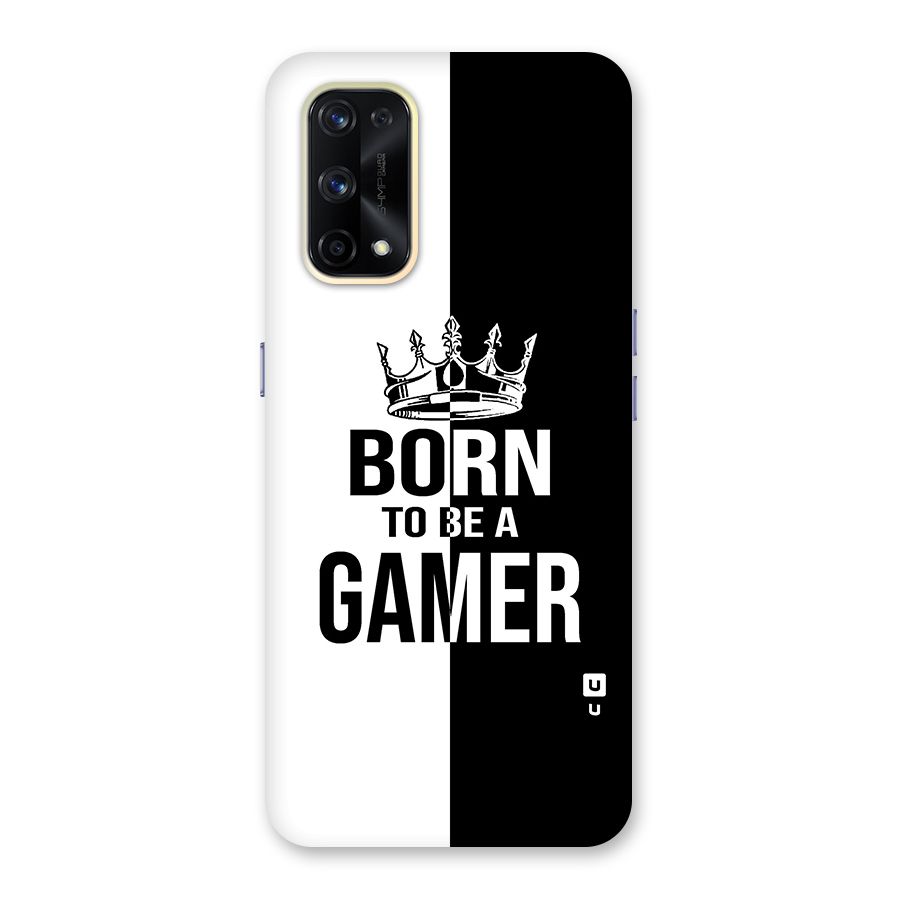 Born To Be Gamer Glass Back Case for Realme X7 Pro