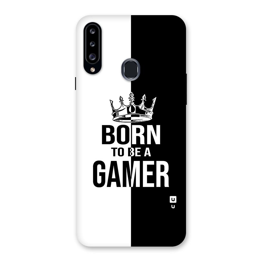 Born To Be Gamer Back Case for Samsung Galaxy A20s