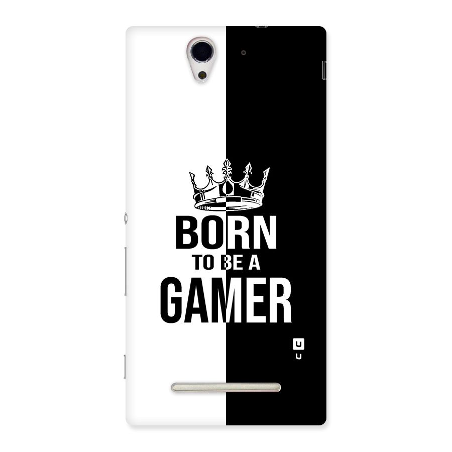 Born To Be Gamer Back Case for Sony Xperia C3