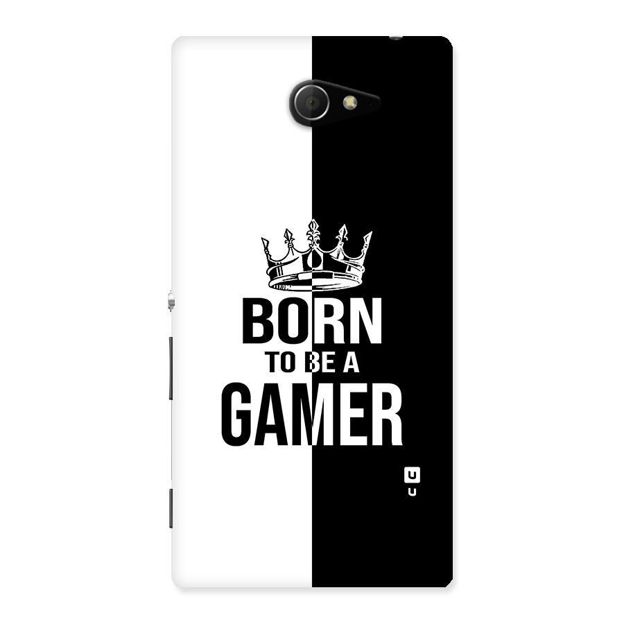 Born To Be Gamer Back Case for Sony Xperia M2