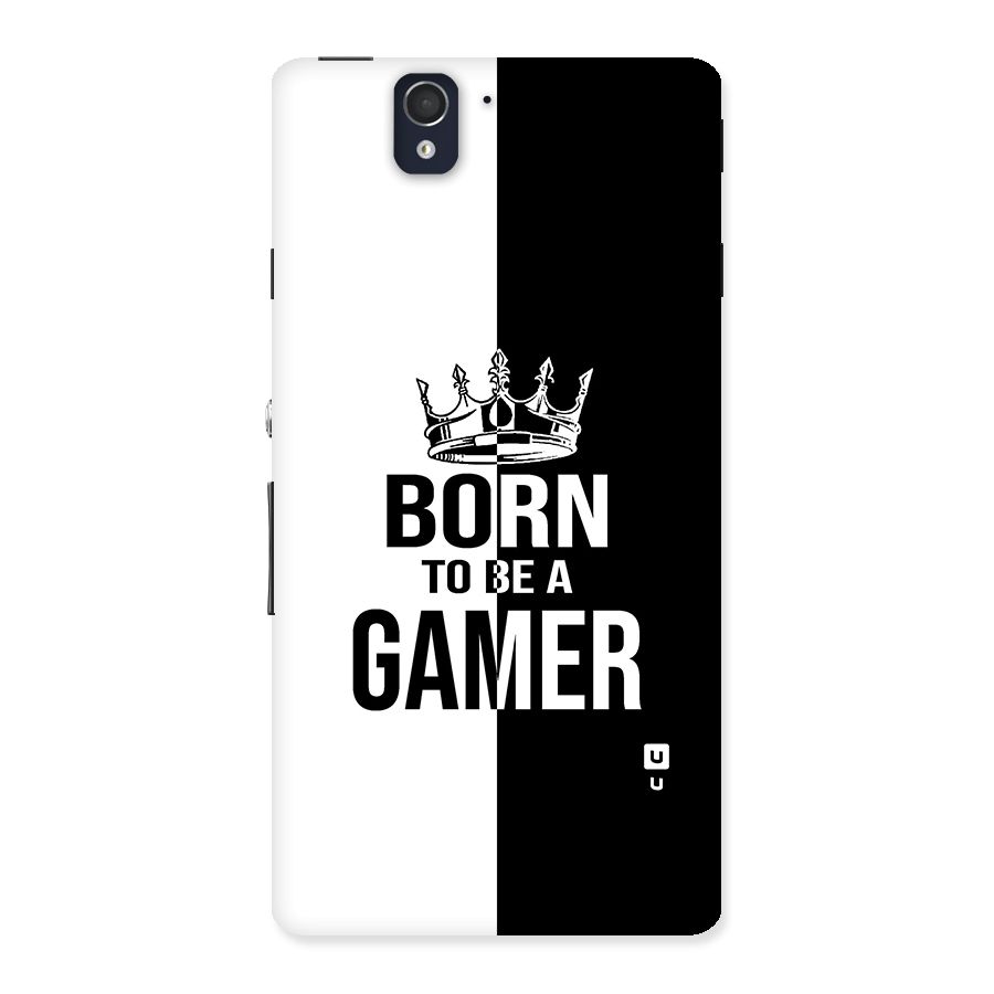 Born To Be Gamer Back Case for Sony Xperia Z