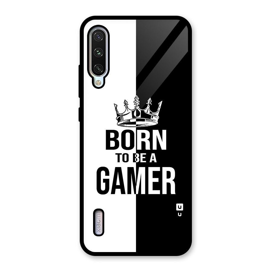 Born To Be Gamer Glass Back Case for Mi A3