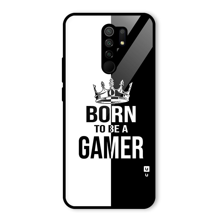 Born To Be Gamer Glass Back Case for Poco M2