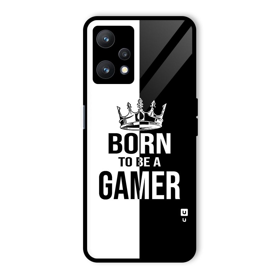 Born To Be Gamer Glass Back Case for Realme 9 Pro 5G