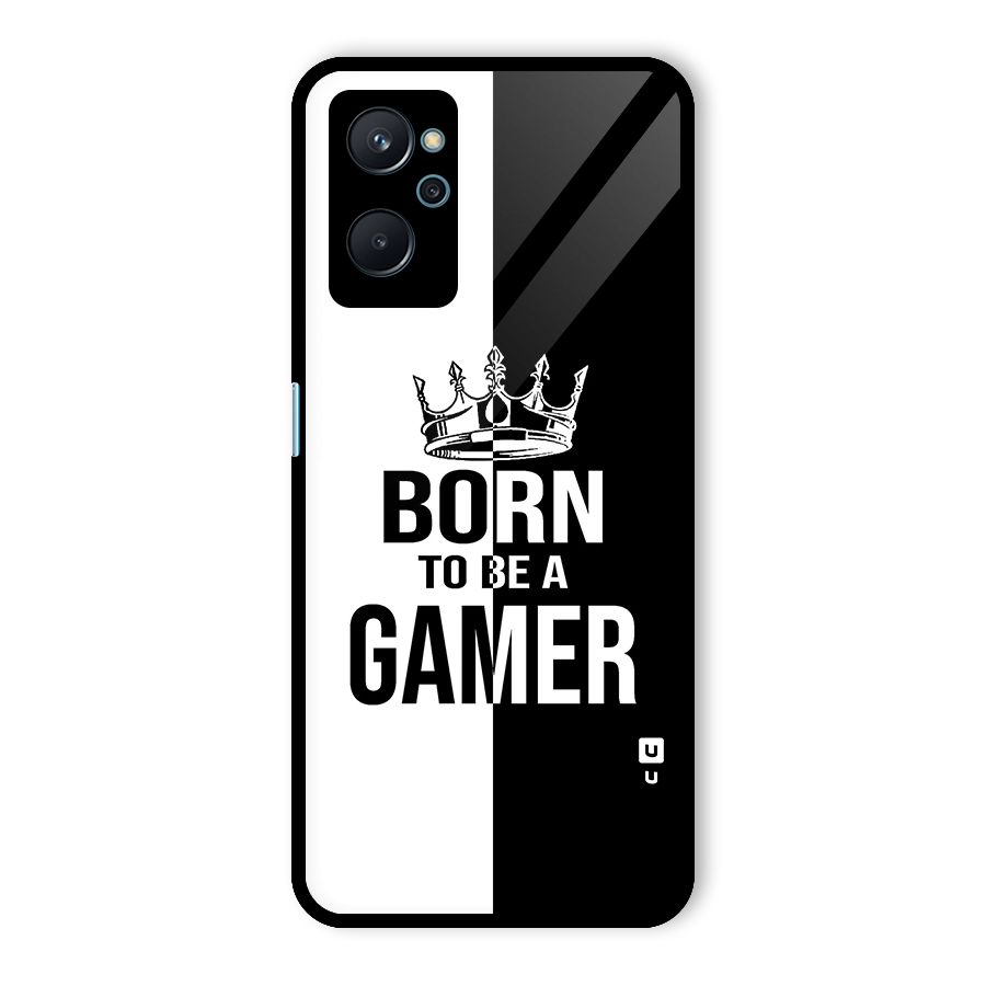 Born To Be Gamer Glass Back Case for Realme 9i