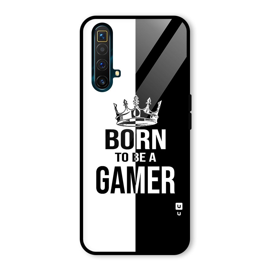 Born To Be Gamer Glass Back Case for Realme X3
