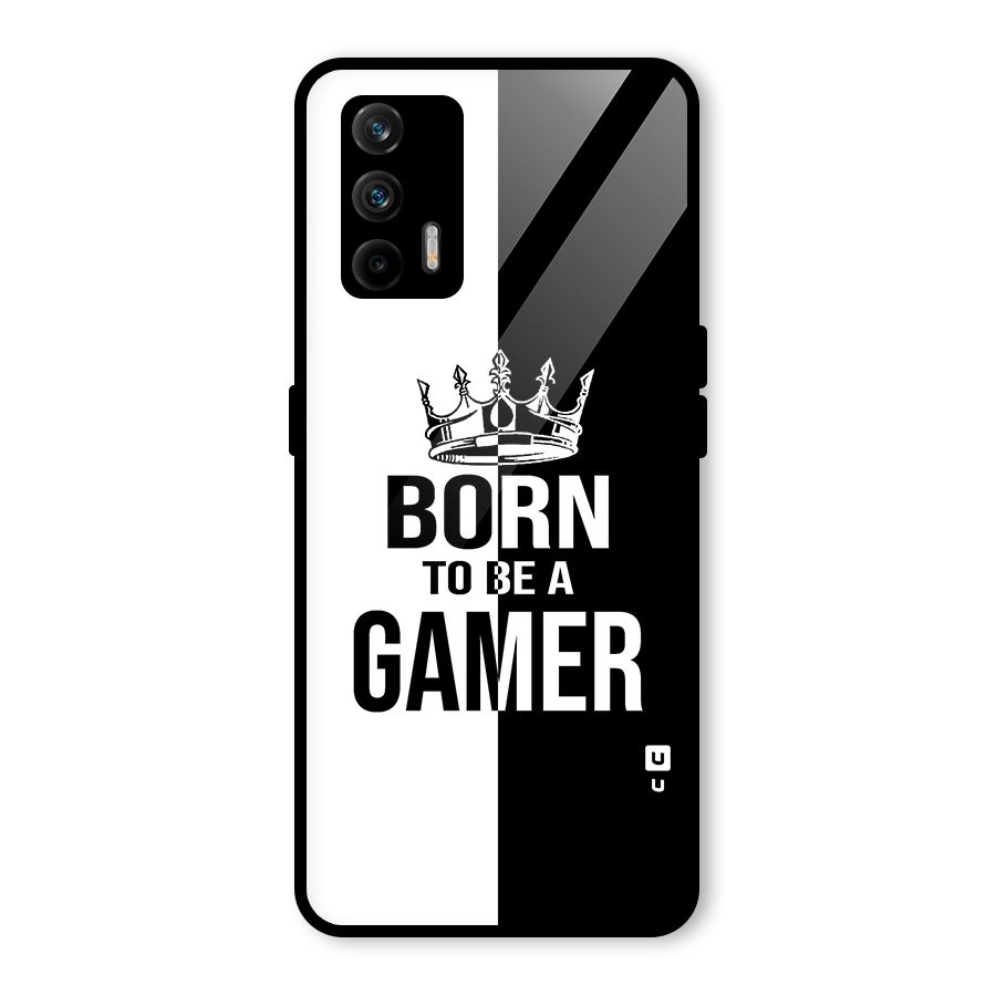 Born To Be Gamer Glass Back Case for Realme X7 Max