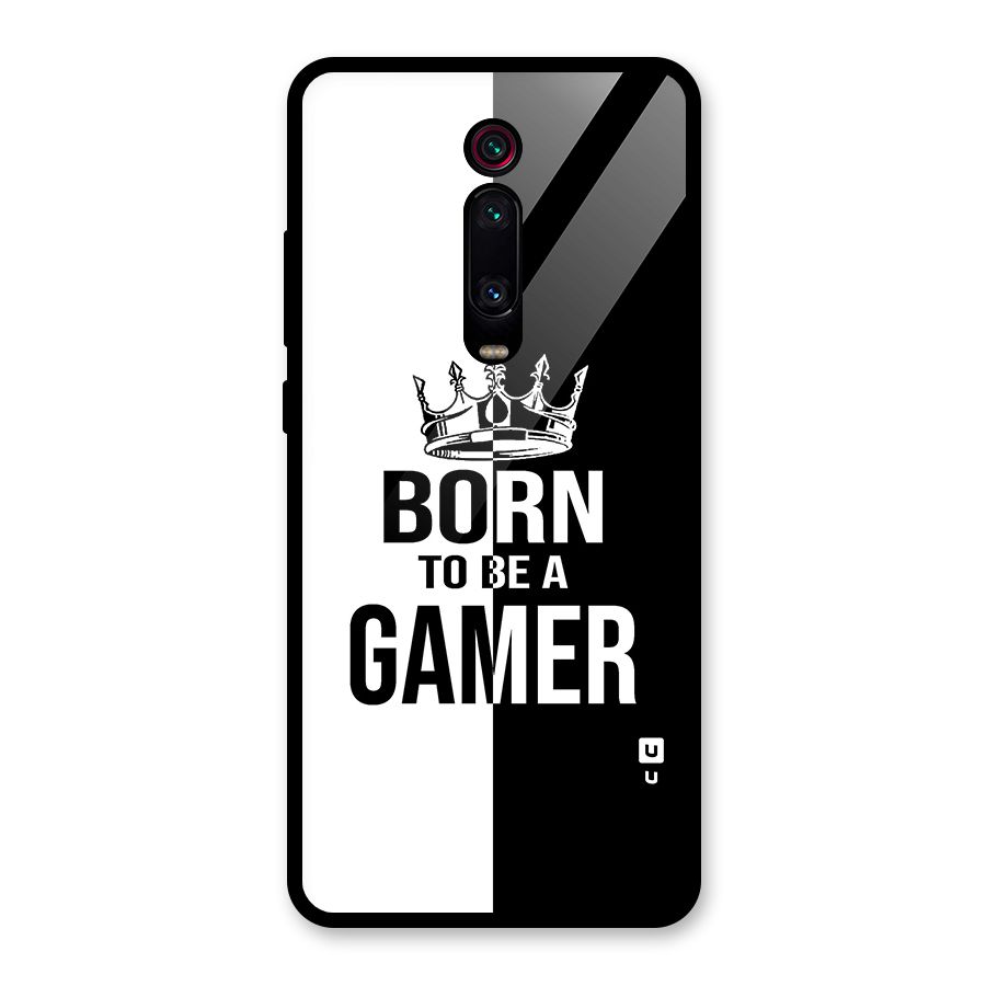Born To Be Gamer Glass Back Case for Redmi K20