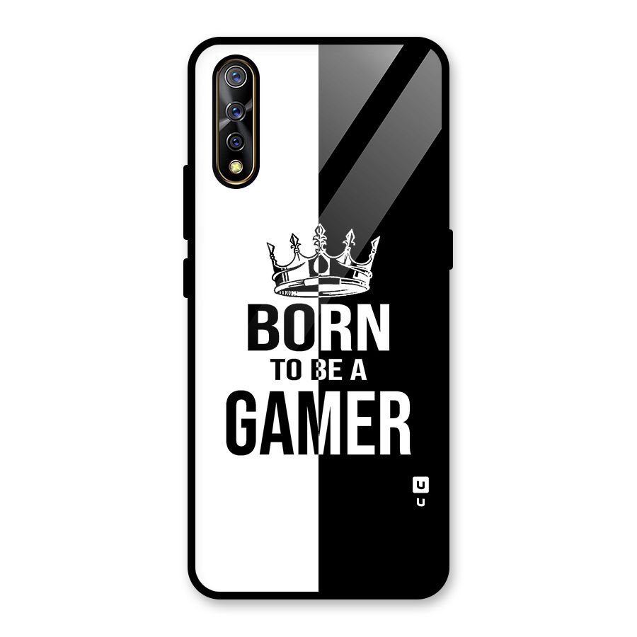 Born To Be Gamer Glass Back Case for Vivo S1