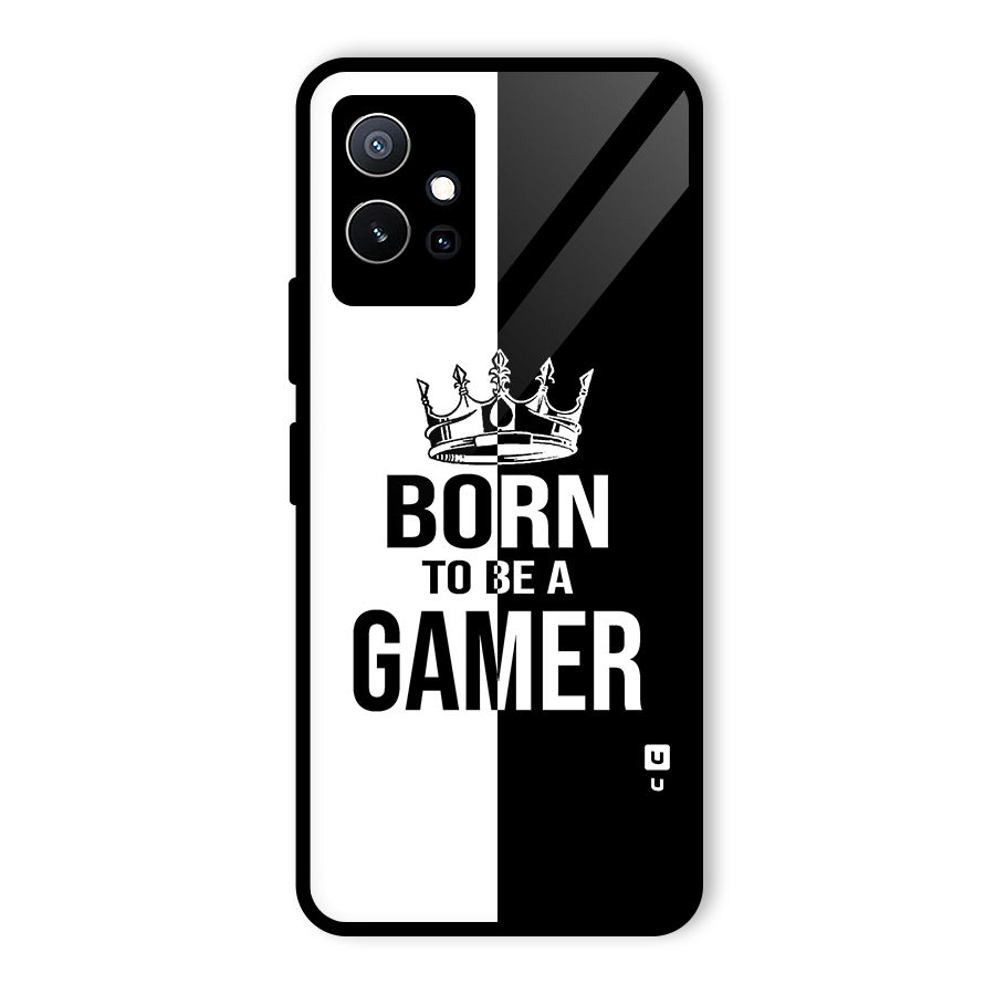 Born To Be Gamer Glass Back Case for Vivo T1 5G