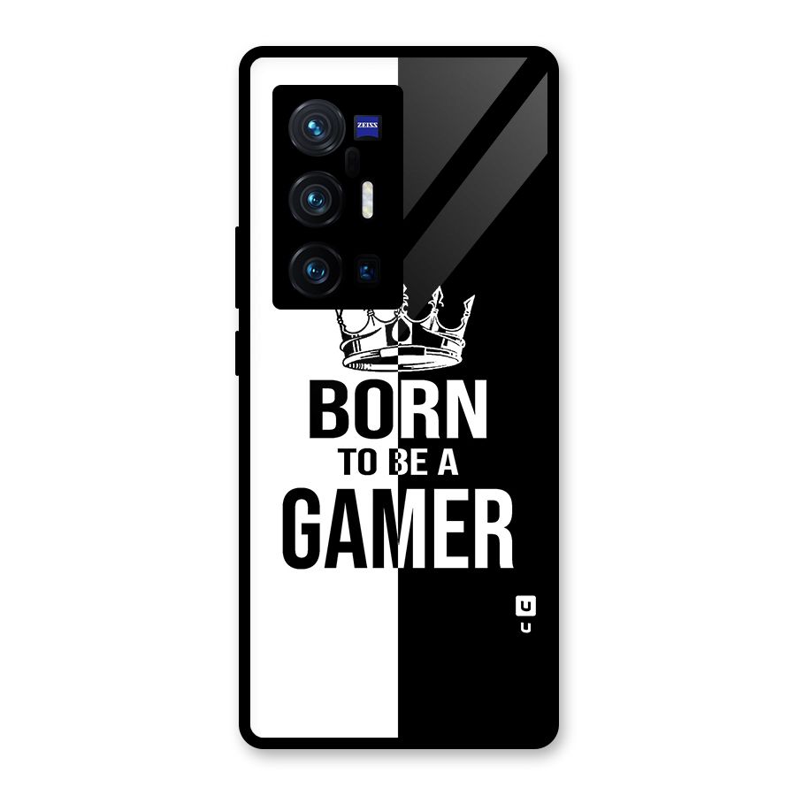 Born To Be Gamer Glass Back Case for Vivo X70 Pro Plus