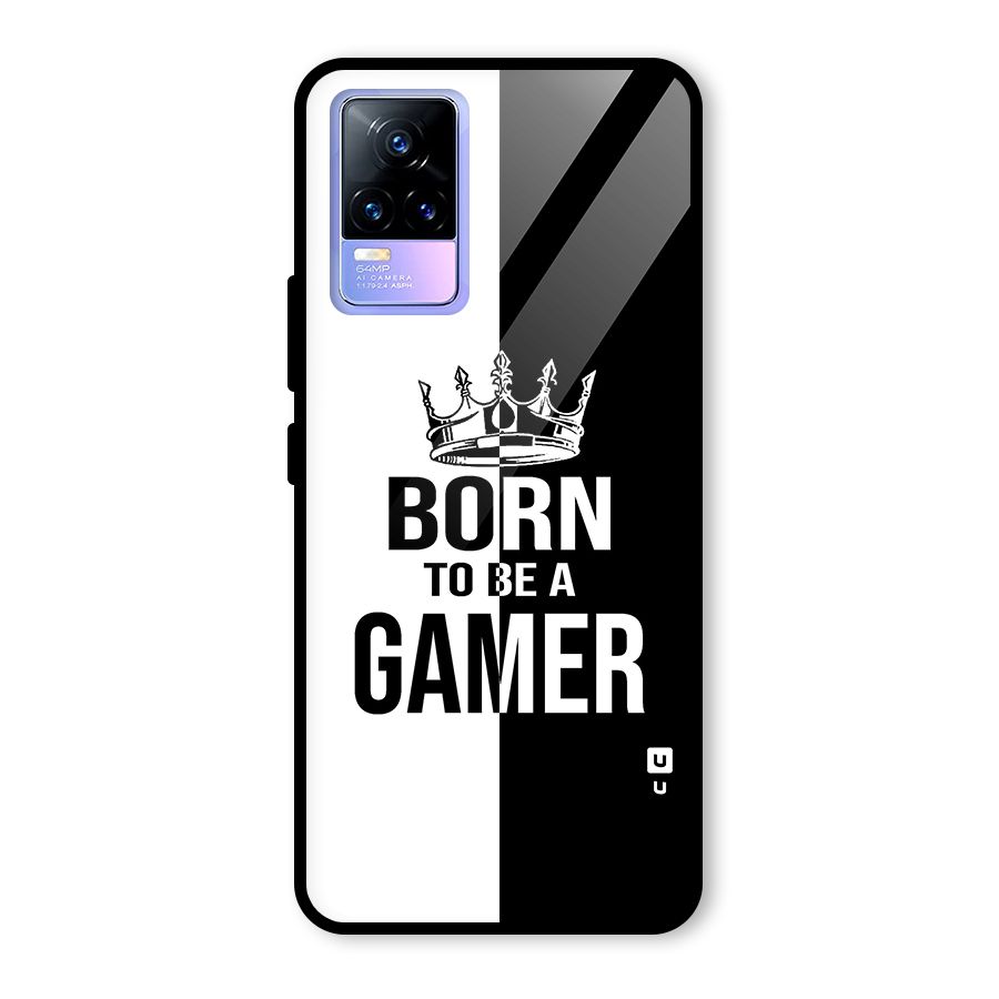 Born To Be Gamer Glass Back Case for Vivo Y73