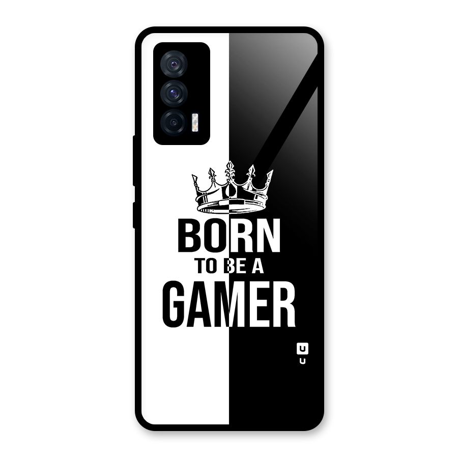 Born To Be Gamer Glass Back Case for Vivo iQOO 7 5G