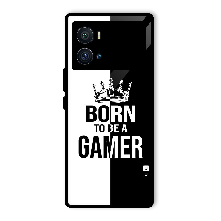 Born To Be Gamer Glass Back Case for Vivo iQOO 9 Pro