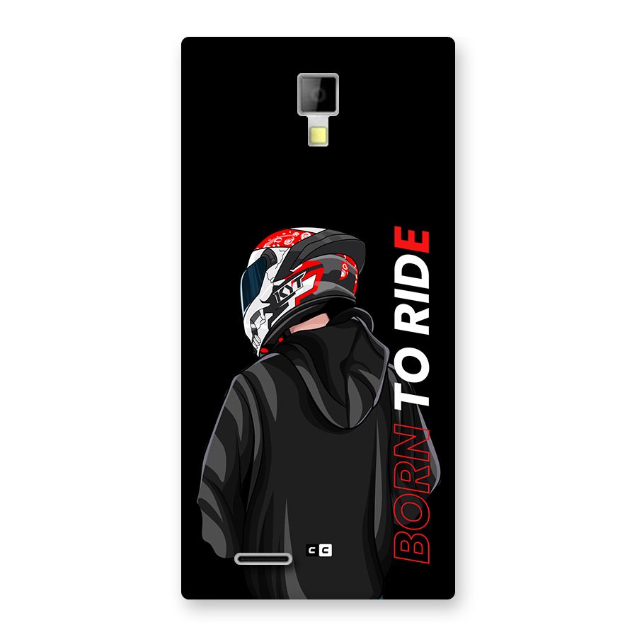 Born To Ride Back Case for Canvas Xpress A99