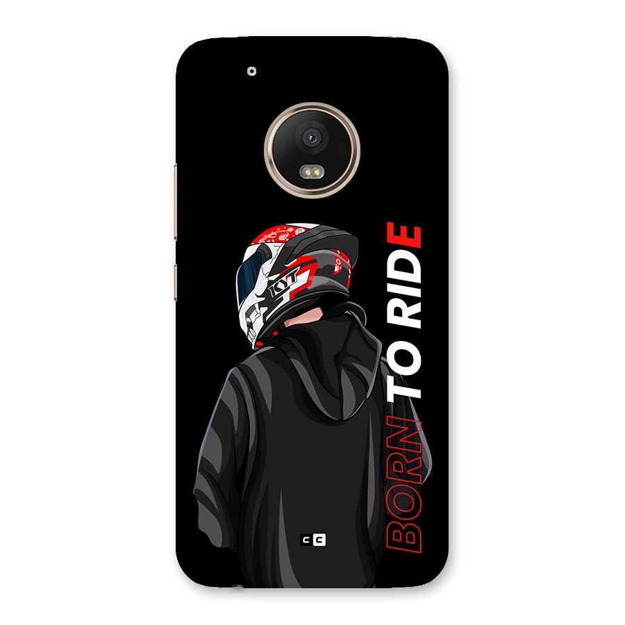 Born To Ride Back Case for Moto G5 Plus