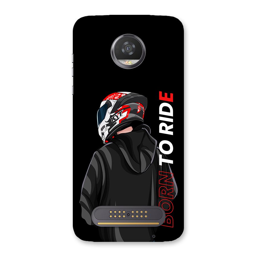 Born To Ride Back Case for Moto Z2 Play