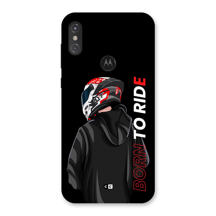 Born To Ride Back Case for Motorola One Power
