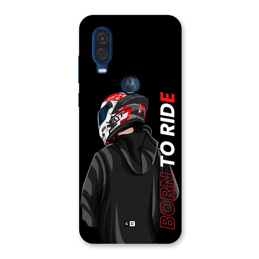Born To Ride Back Case for Motorola One Vision
