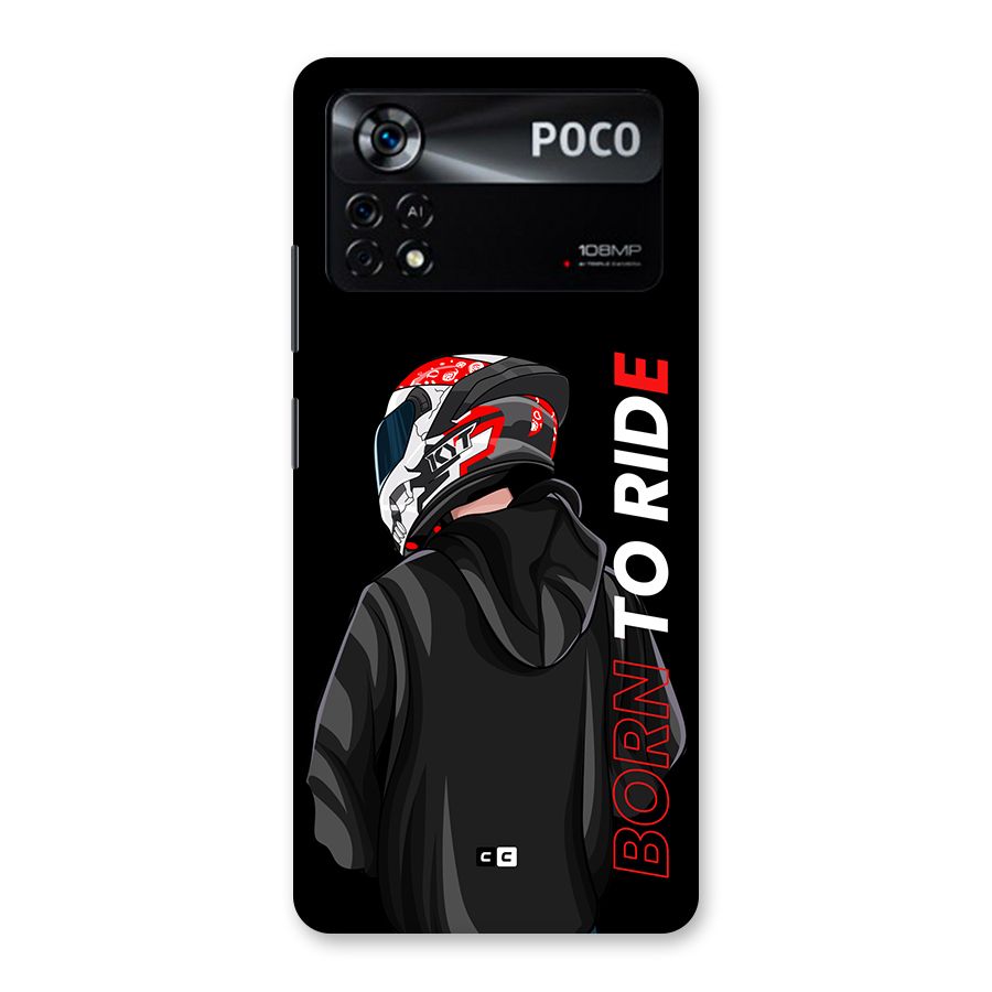 Born To Ride Back Case for Poco X4 Pro 5G