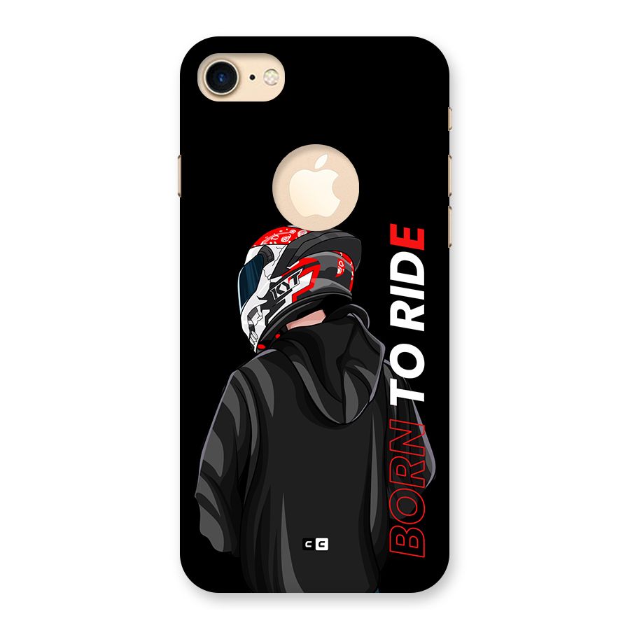 Born To Ride Back Case for iPhone 7 Logo Cut
