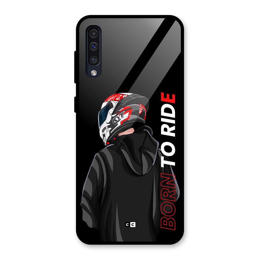 Born To Ride Glass Back Case for Galaxy A30s