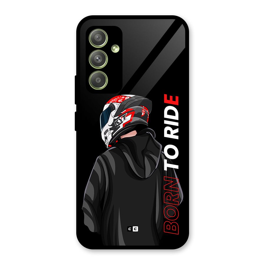 Born To Ride Glass Back Case for Galaxy A54