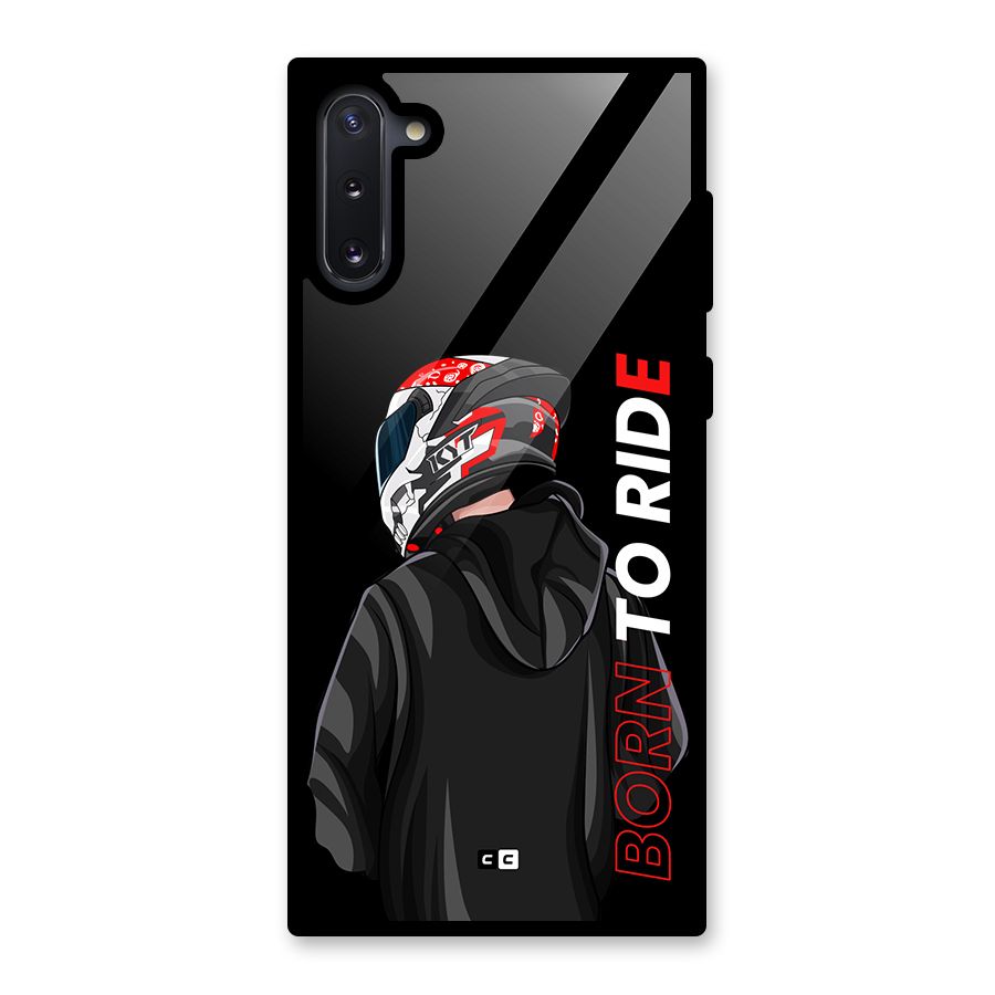Born To Ride Glass Back Case for Galaxy Note 10