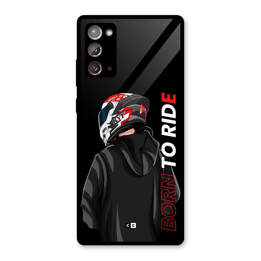 Born To Ride Glass Back Case for Galaxy Note 20