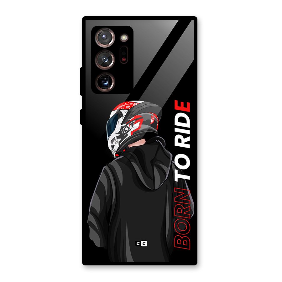 Born To Ride Glass Back Case for Galaxy Note 20 Ultra