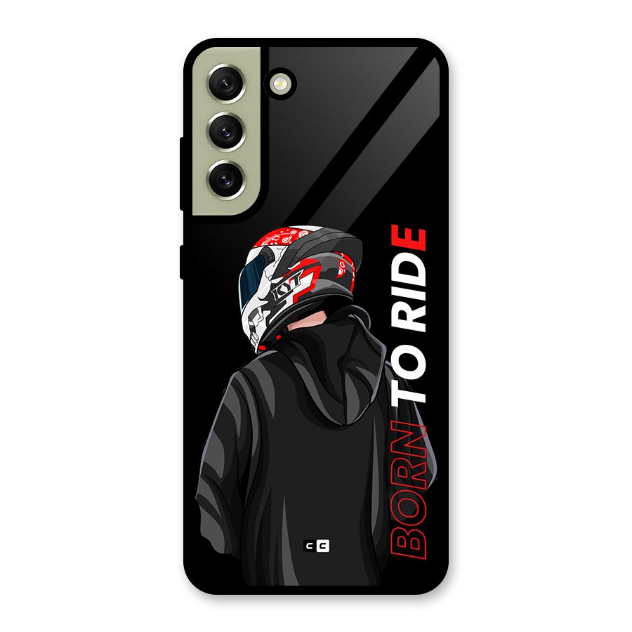 Born To Ride Glass Back Case for Galaxy S21 FE 5G