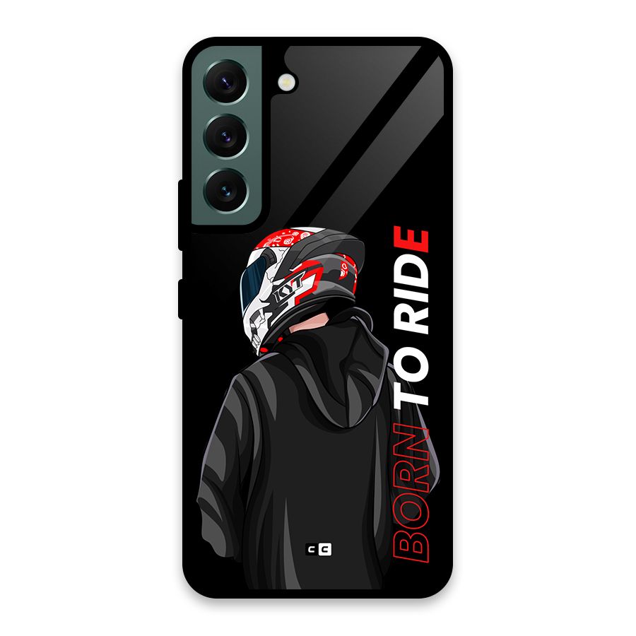 Born To Ride Glass Back Case for Galaxy S22 5G