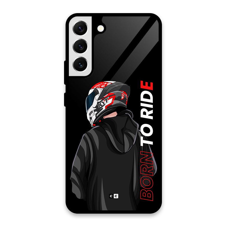 Born To Ride Glass Back Case for Galaxy S22 Plus 5G