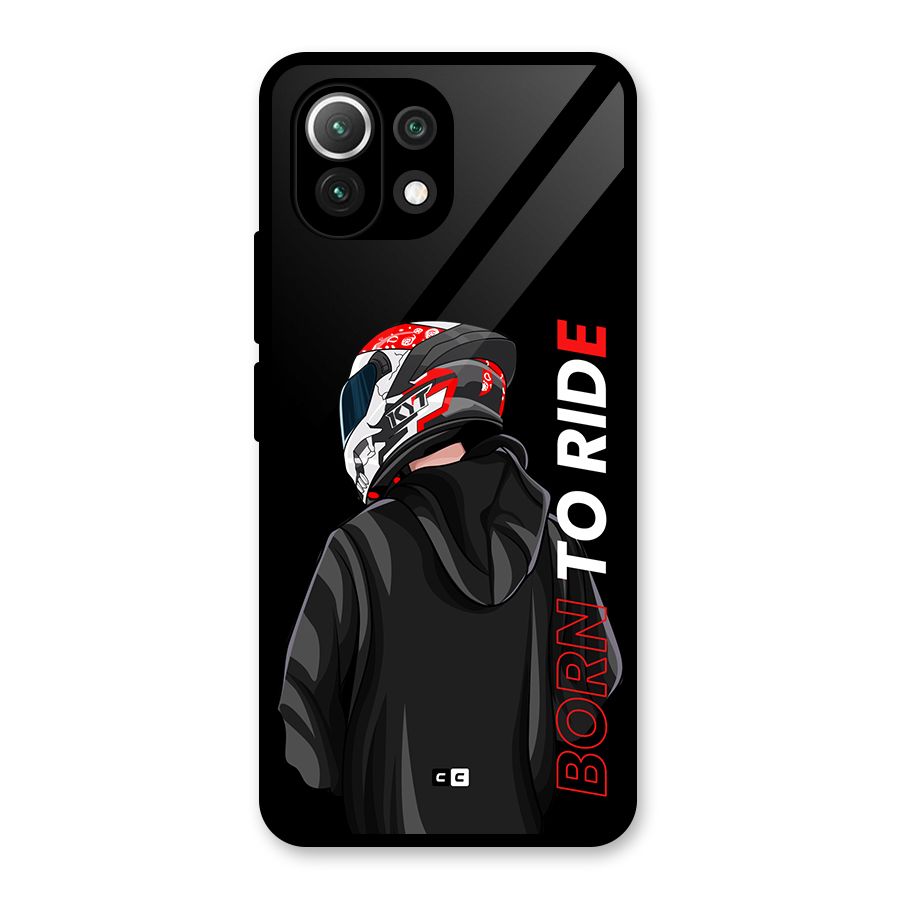 Born To Ride Glass Back Case for Mi 11 Lite NE 5G