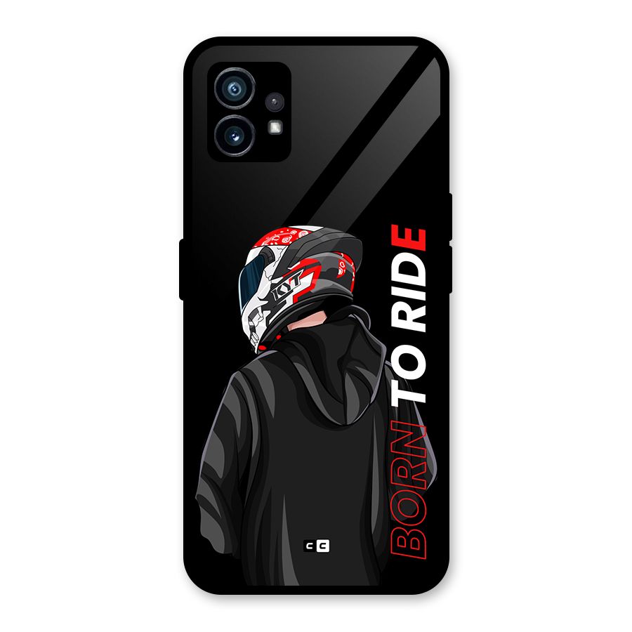 Born To Ride Glass Back Case for Nothing Phone 1