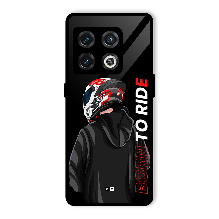Born To Ride Glass Back Case for OnePlus 10 Pro 5G