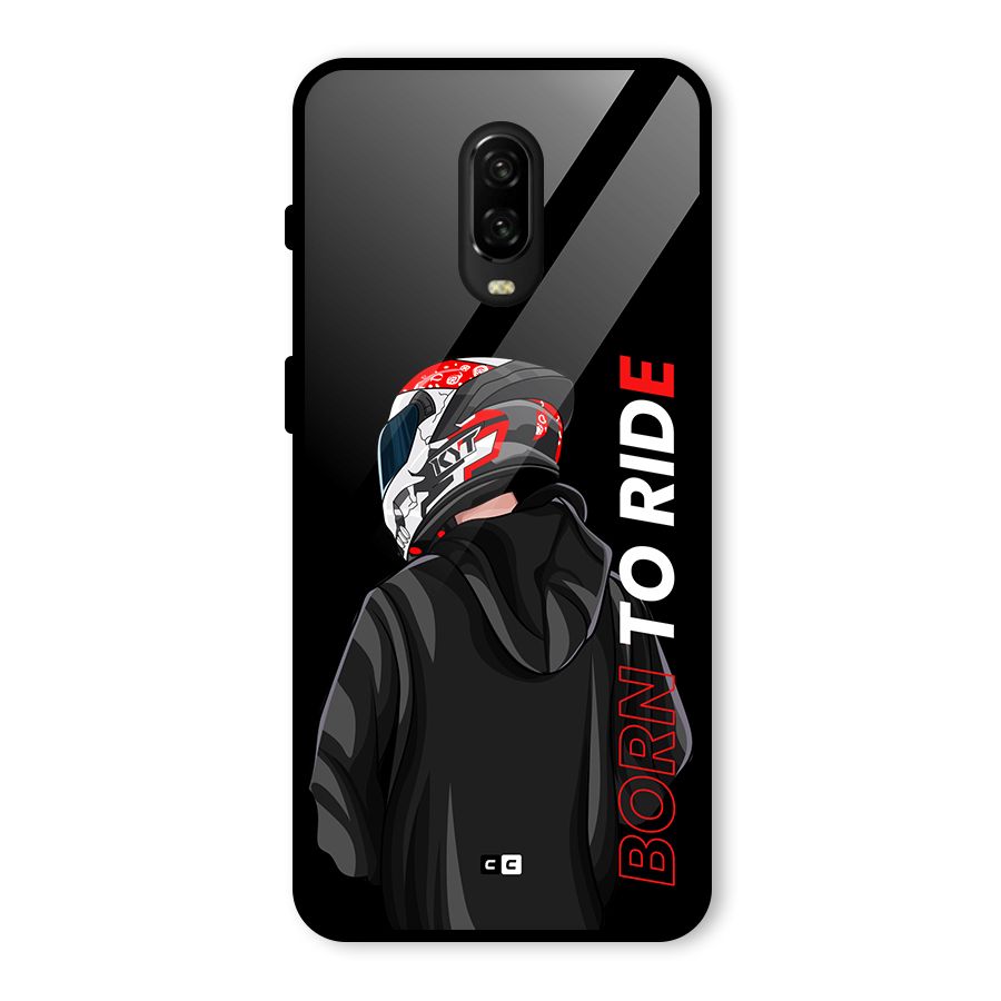 Born To Ride Glass Back Case for OnePlus 6T