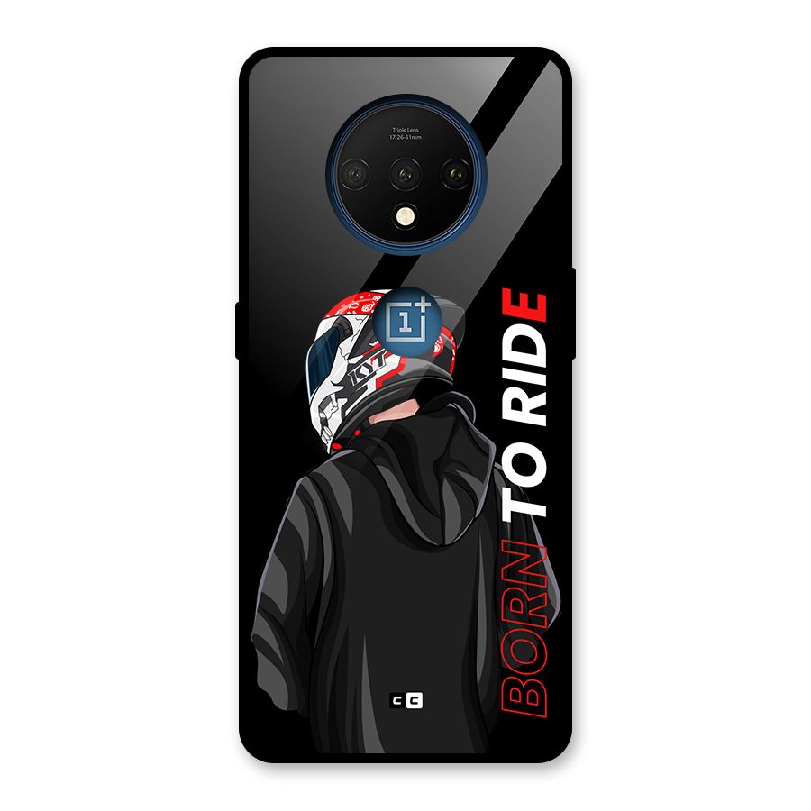 Born To Ride Glass Back Case for OnePlus 7T