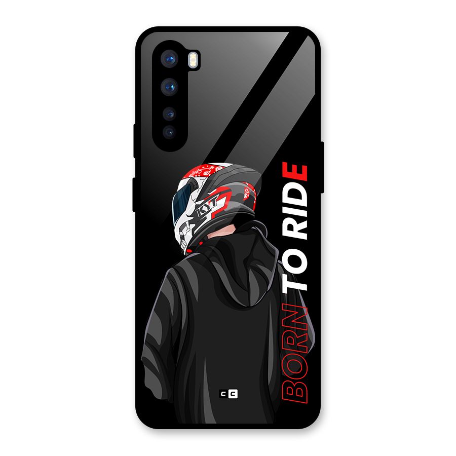 Born To Ride Glass Back Case for OnePlus Nord