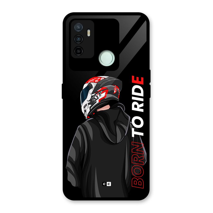 Born To Ride Glass Back Case for Oppo A53