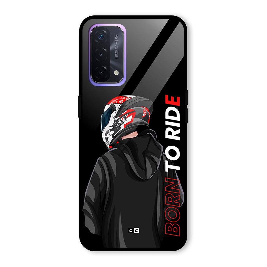 Born To Ride Glass Back Case for Oppo A74 5G