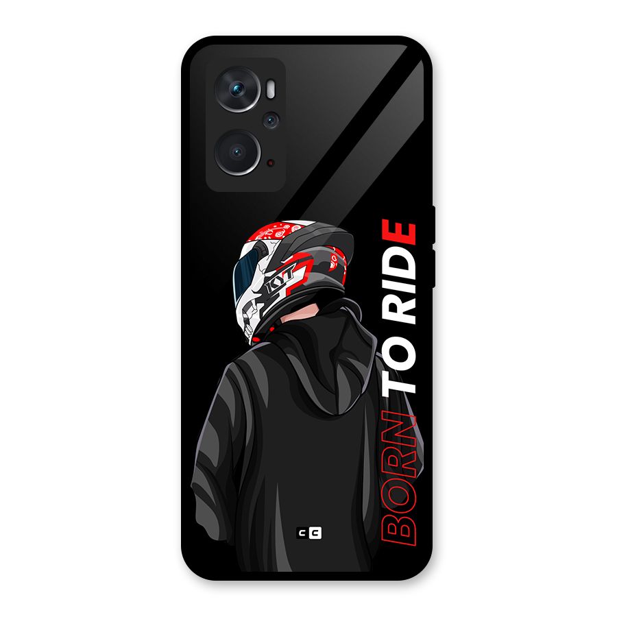 Born To Ride Glass Back Case for Oppo K10 4G