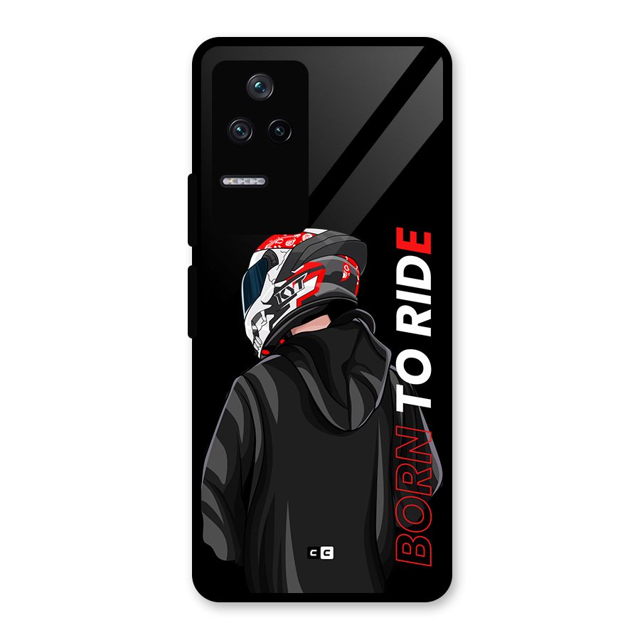 Born To Ride Glass Back Case for Poco F4 5G