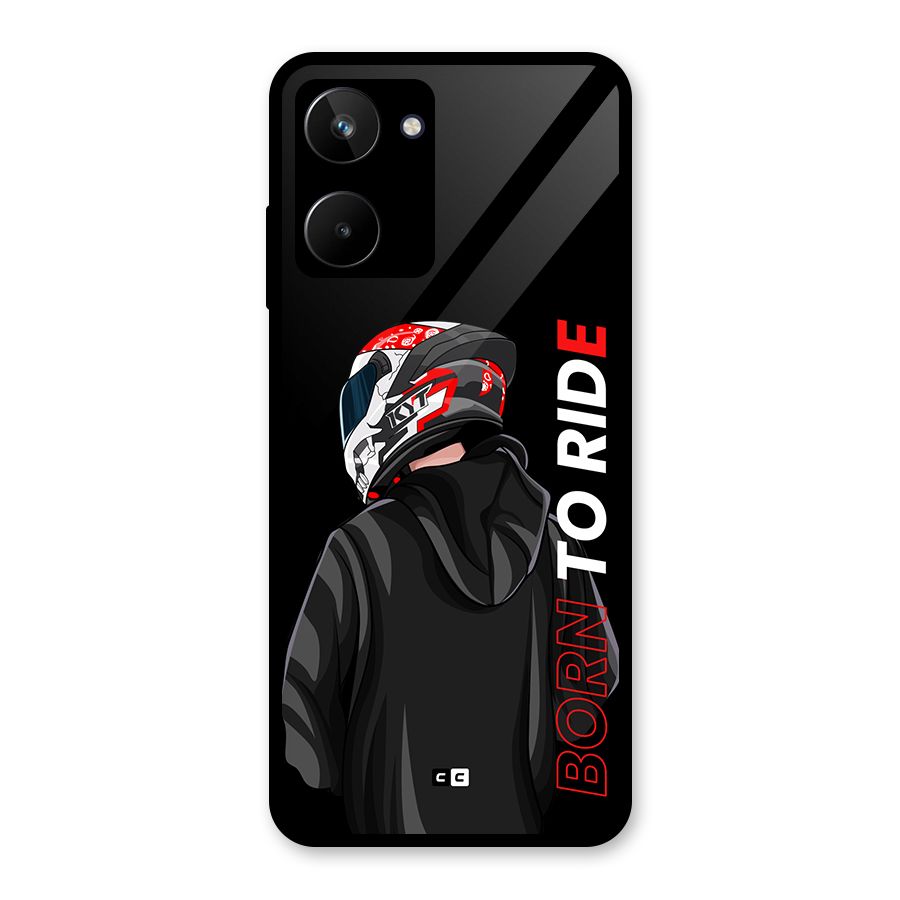 Born To Ride Glass Back Case for Realme 10