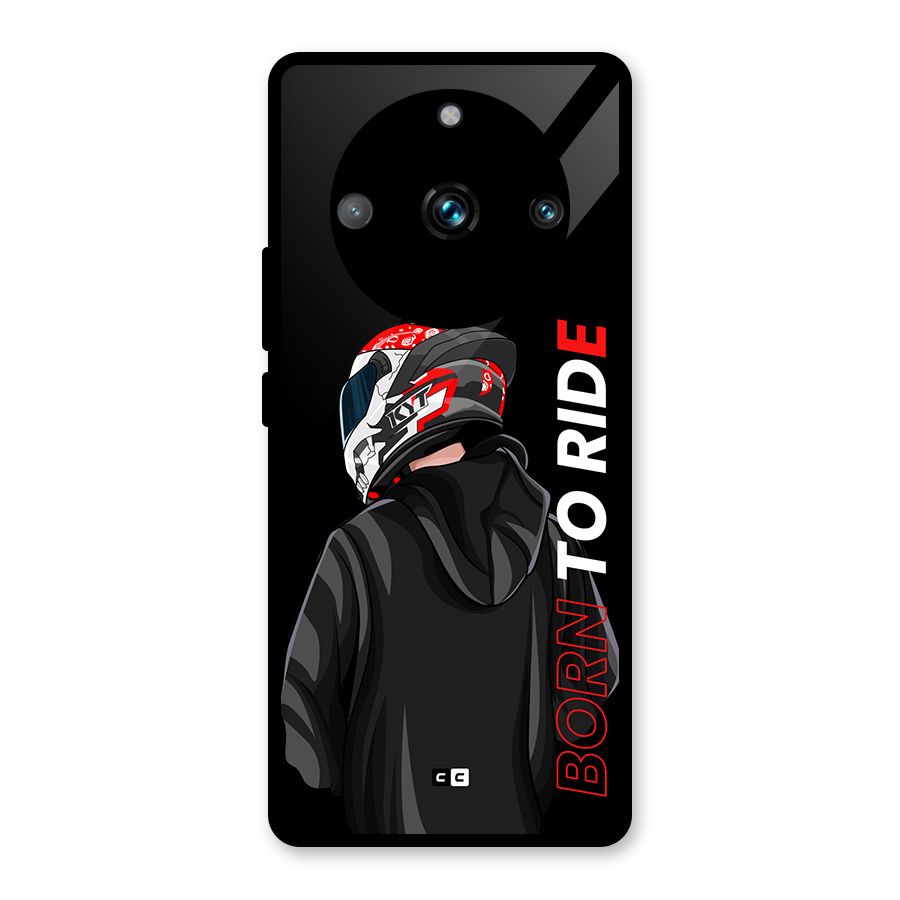 Born To Ride Glass Back Case for Realme 11 Pro