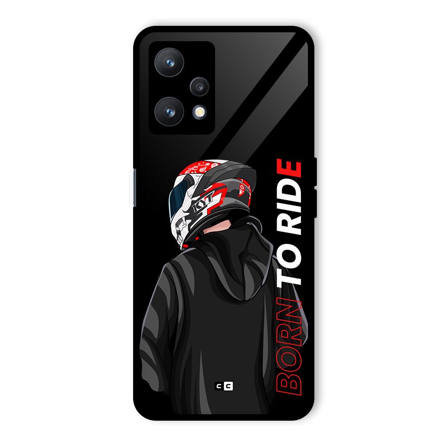 Born To Ride Glass Back Case for Realme 9 Pro 5G