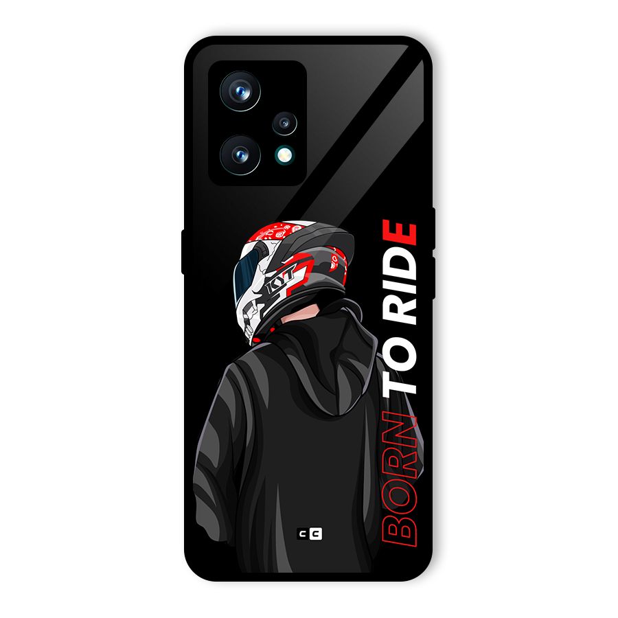 Born To Ride Glass Back Case for Realme 9 Pro Plus 5G