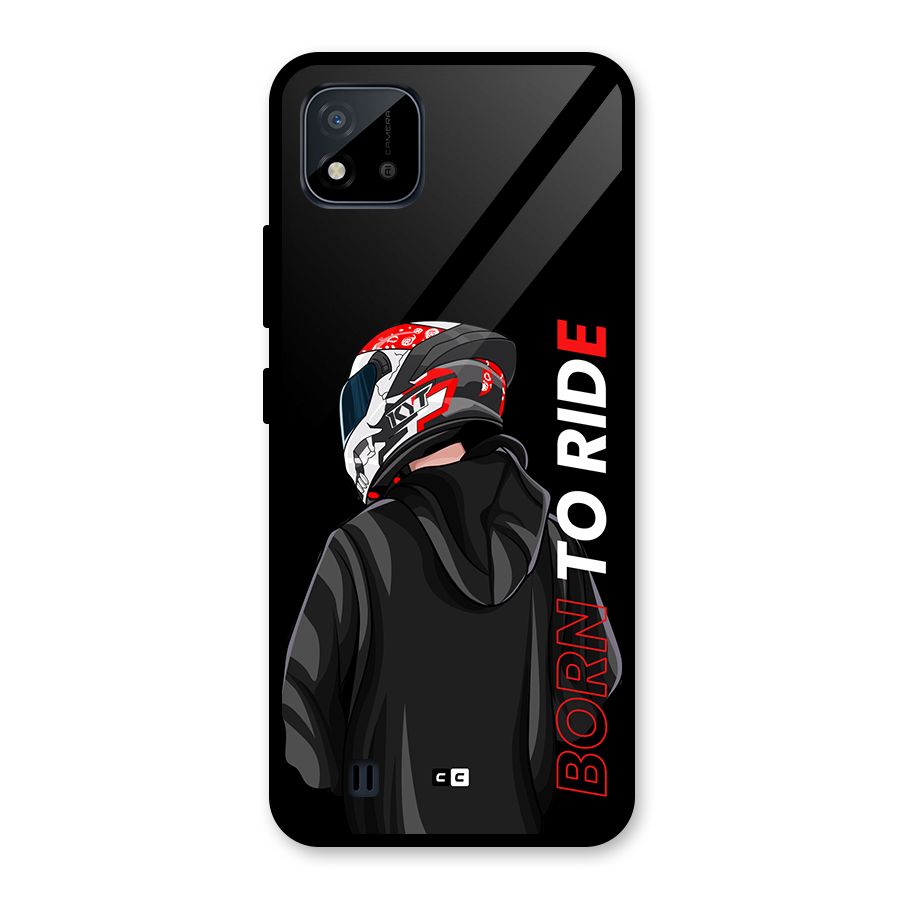 Born To Ride Glass Back Case for Realme C11 2021