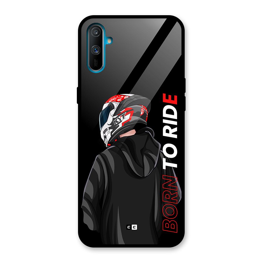 Born To Ride Glass Back Case for Realme C3